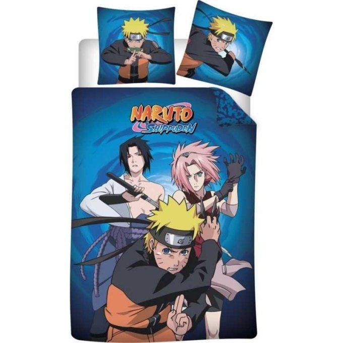 Parure De Lit Naruto Avec Taie D'oreille Naruto